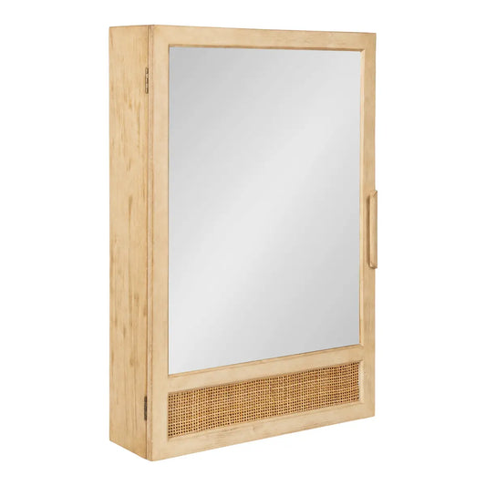 Ori Rattan Mirror Vanity Cabinet - kateandlaurel
