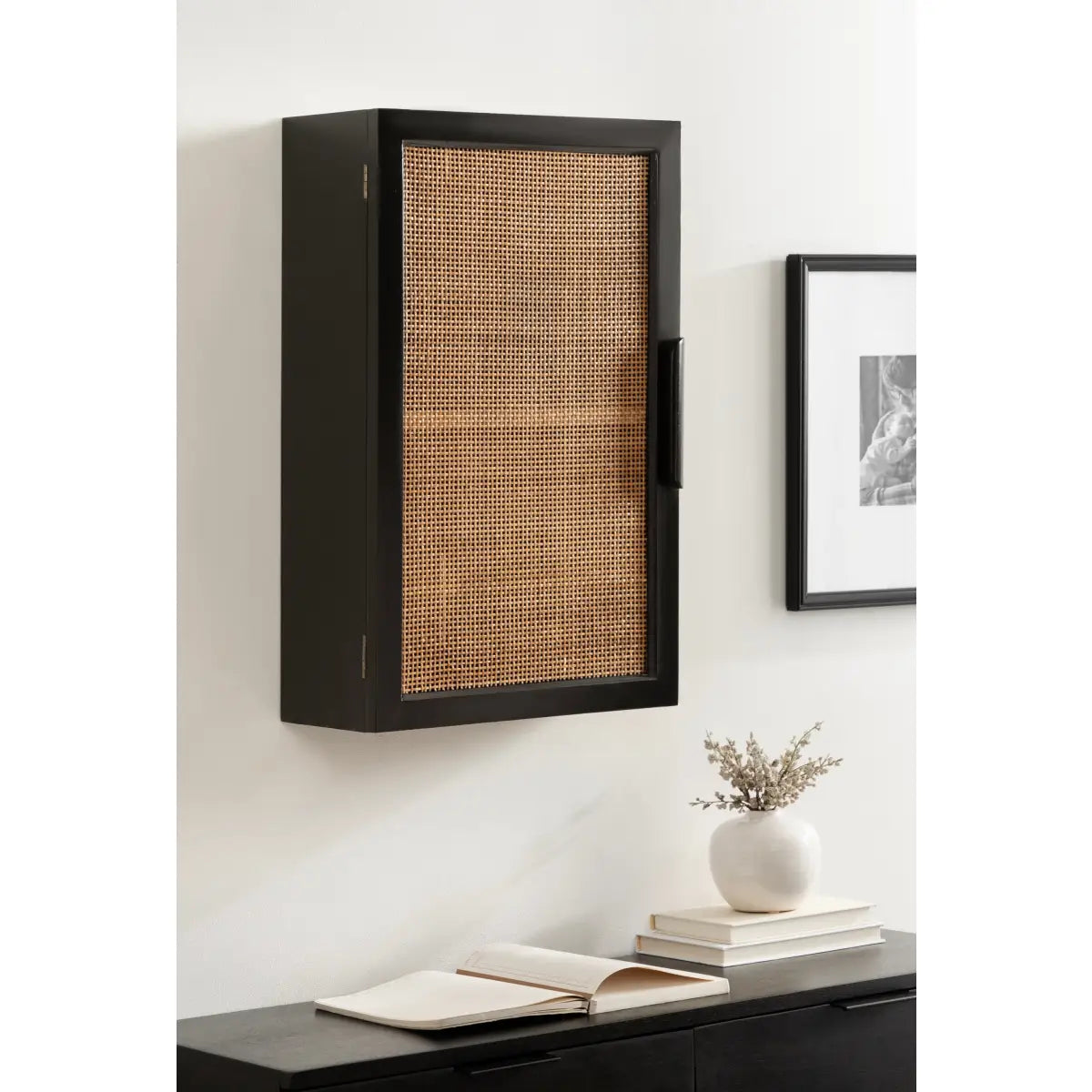Ori Rattan Wall Cabinet - kateandlaurel