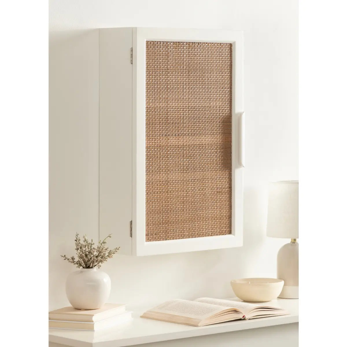 Ori Rattan Wall Cabinet - kateandlaurel