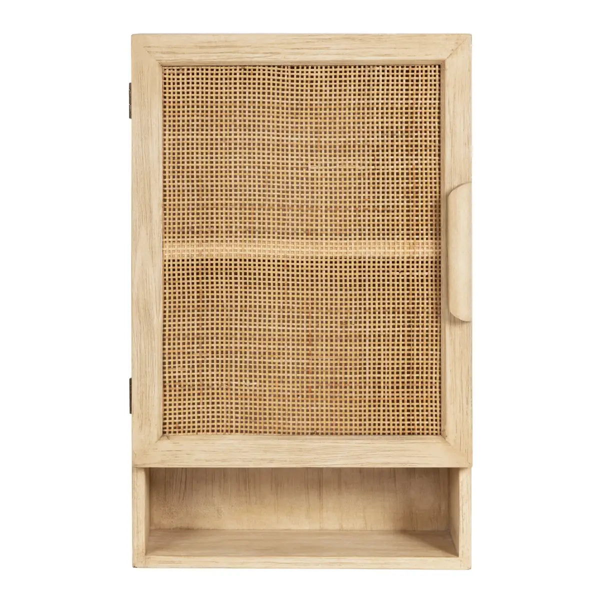 Ori Rattan Wall Cabinet with Cubby - kateandlaurel