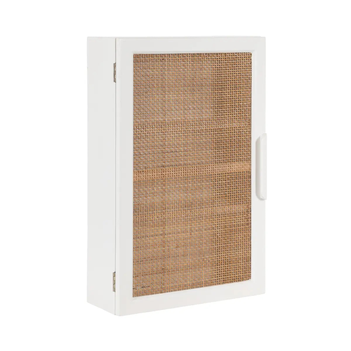 Ori Rattan Wall Cabinet - White - kateandlaurel
