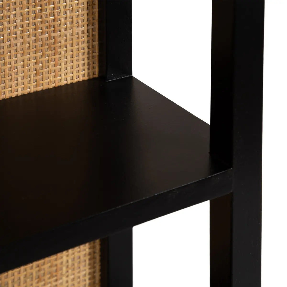 Ori Rattan Wood Wall Shelf - kateandlaurel