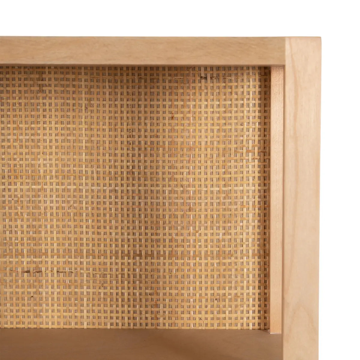 Ori Rattan Wood Wall Shelf - kateandlaurel