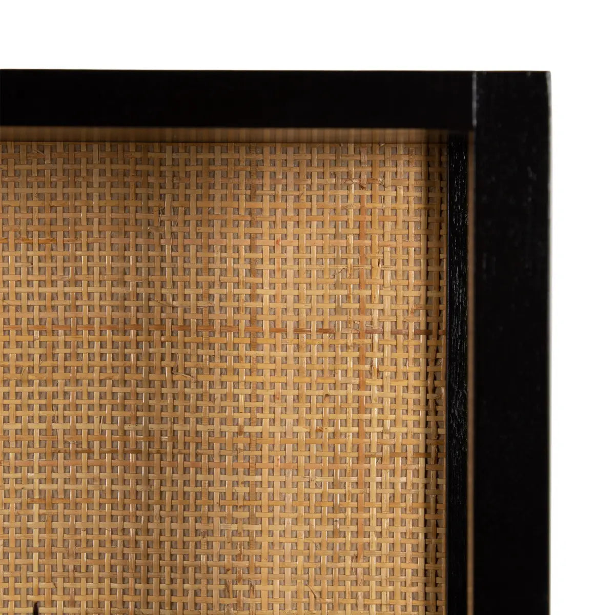 Ori Rattan Wood Wall Shelf - kateandlaurel