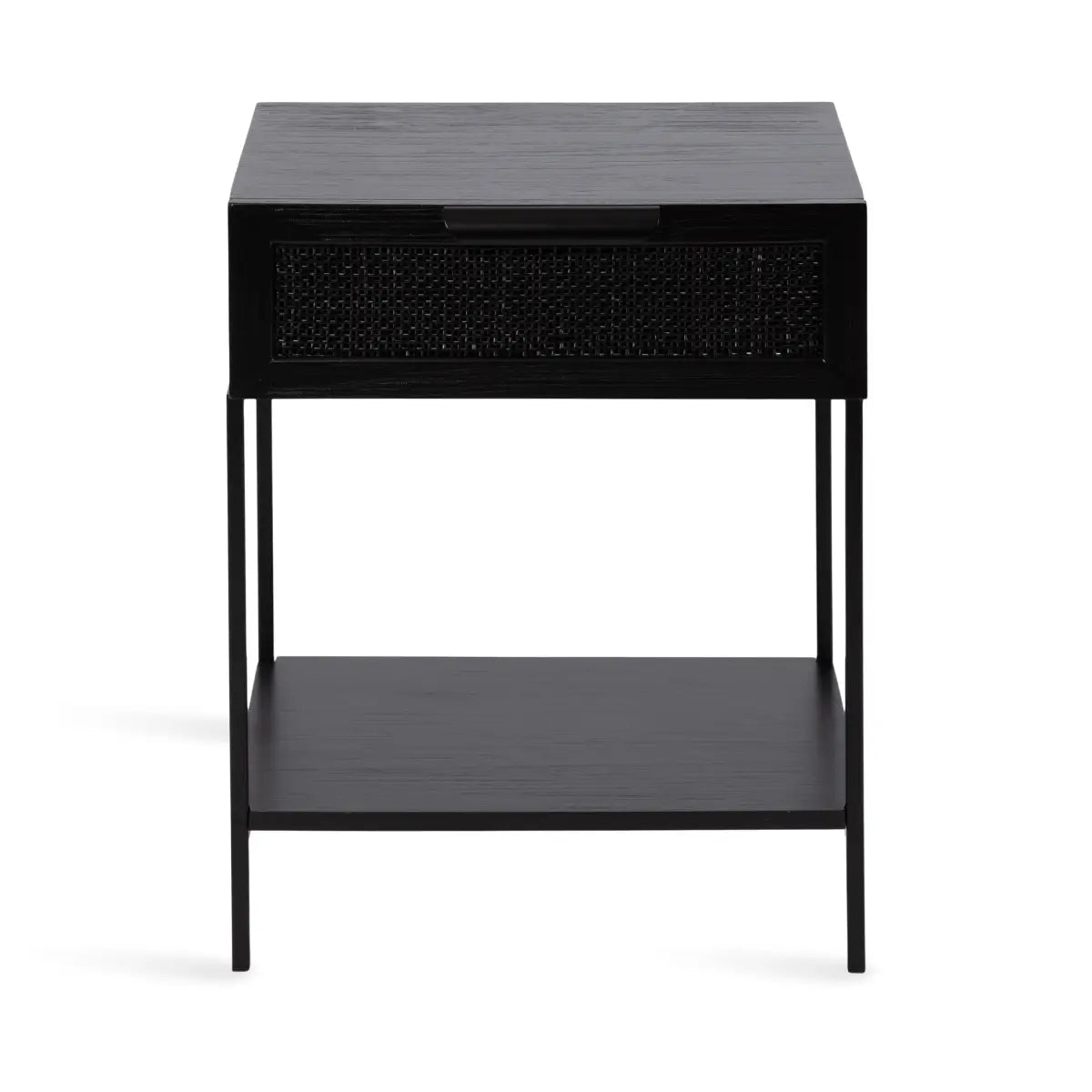 Ori Wood Rattan Side Table - kateandlaurel
