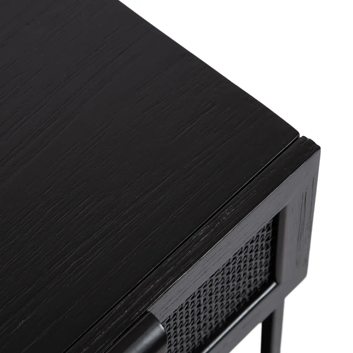 Ori Wood Rattan Side Table - kateandlaurel