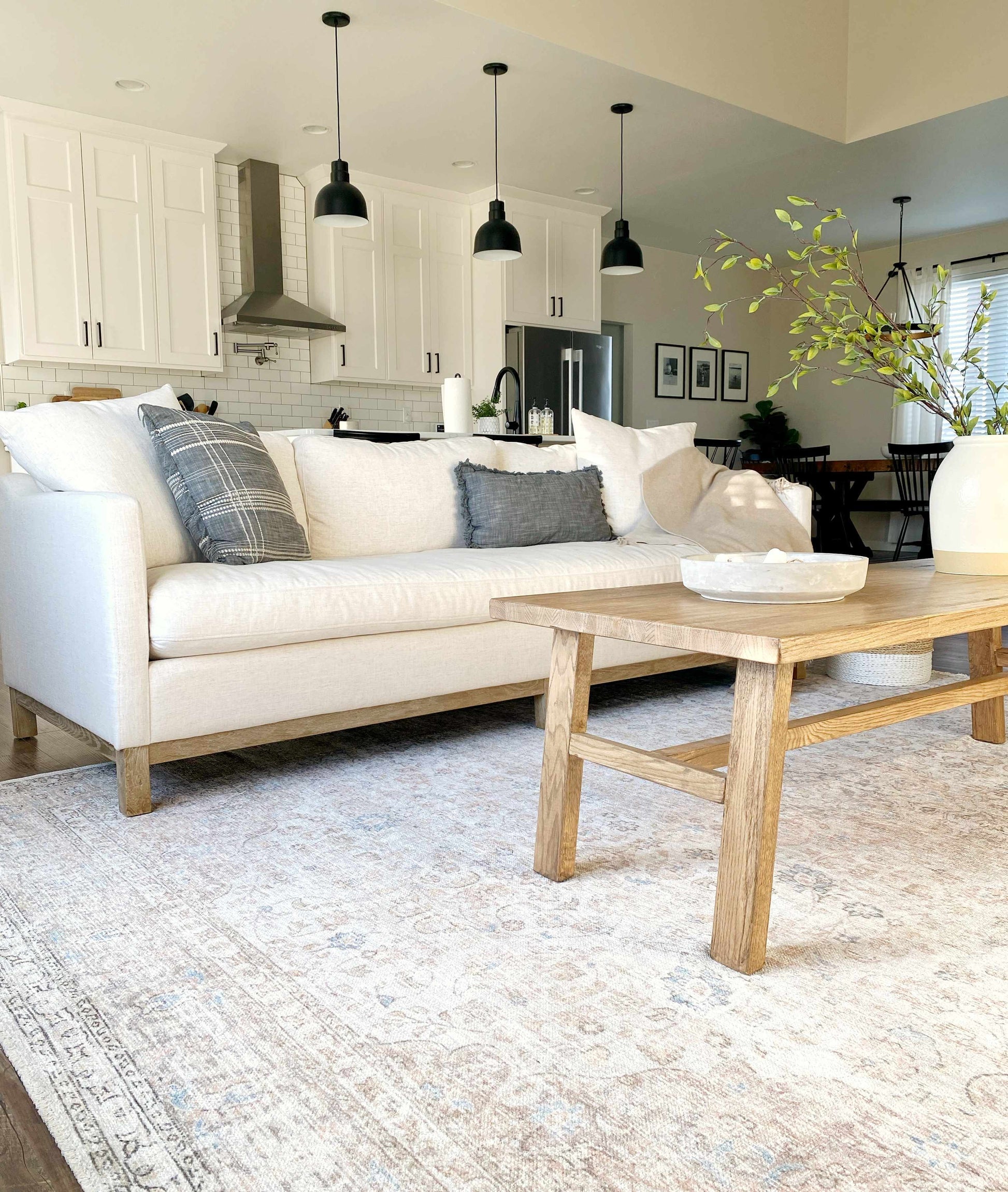 Cream Holi-2301 Washable Area Rug - Boutique Rugs