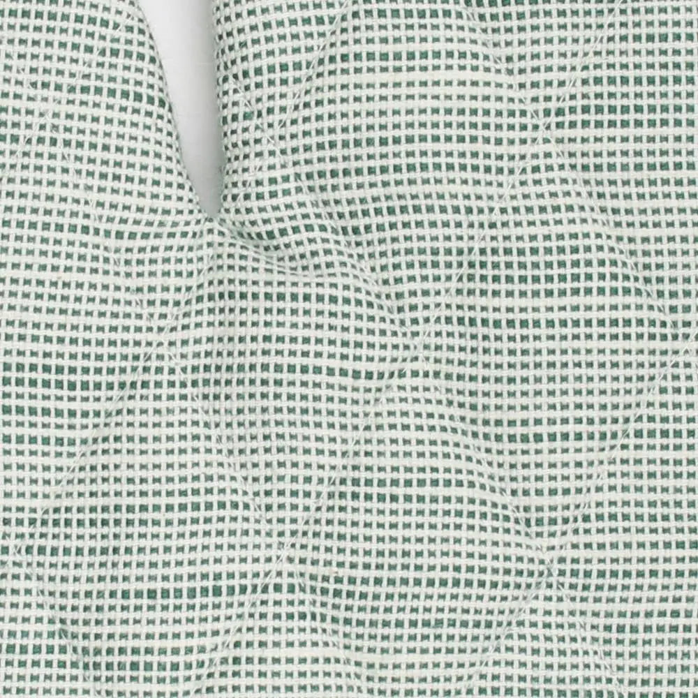 Quilted Oven Glove - Green Slub Chambray - Raine & Humble