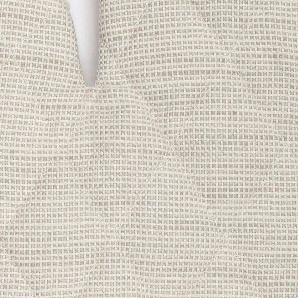 Quilted Oven Glove - Taupe Slub Chambray - Raine & Humble
