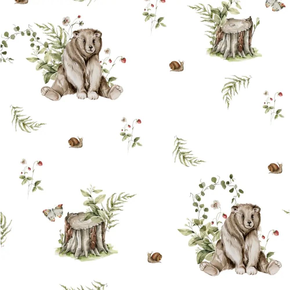 Paddington Wallpaper - Sample 1 foot by 1 foot - Loomwell Home Goods