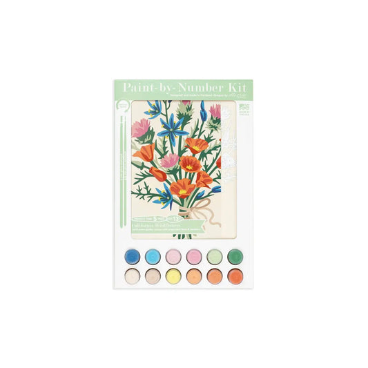 Paint by Number Kit - California Wildflowers - Elle Crée