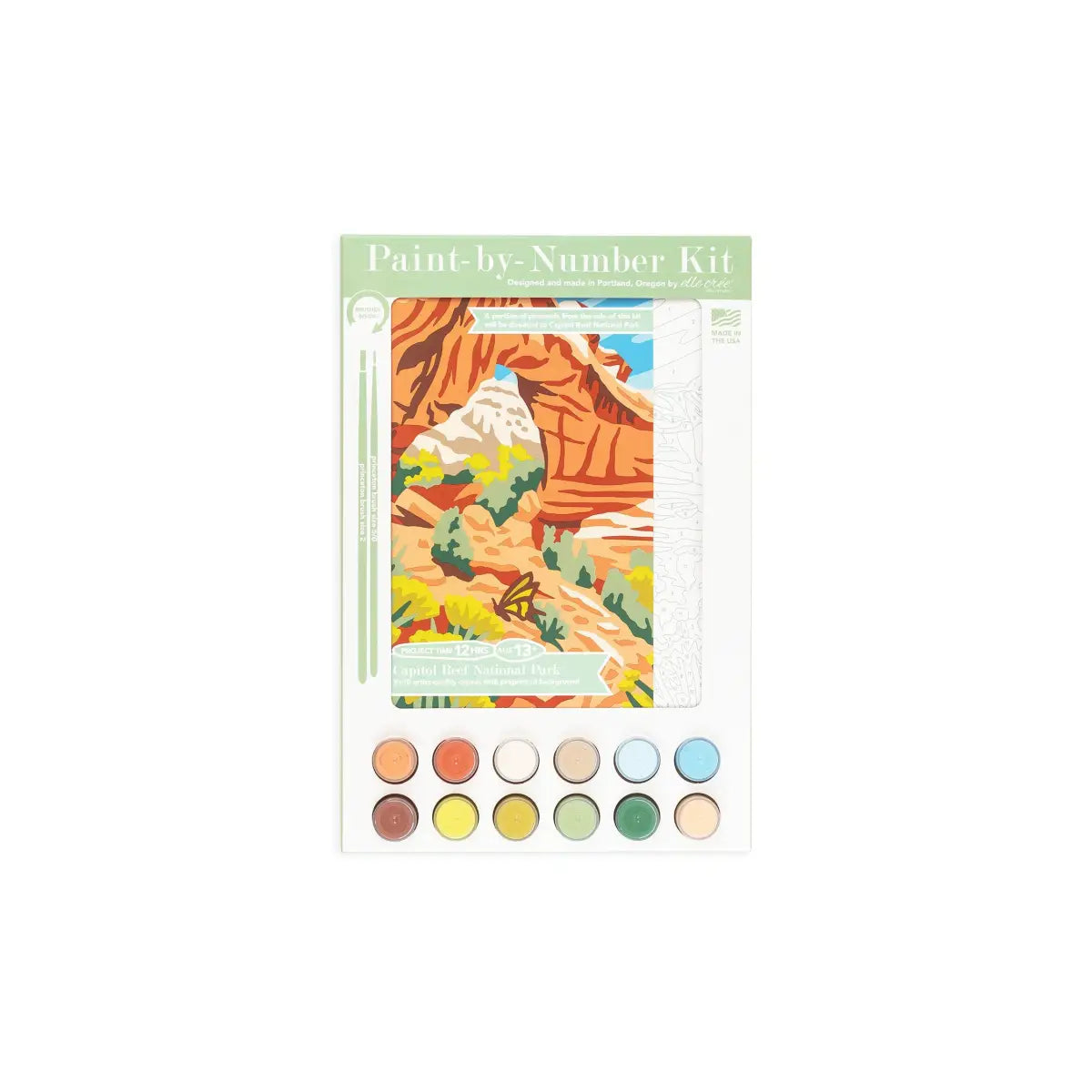 Paint by Number Kit - Capitol Reef National Park - Elle Crée