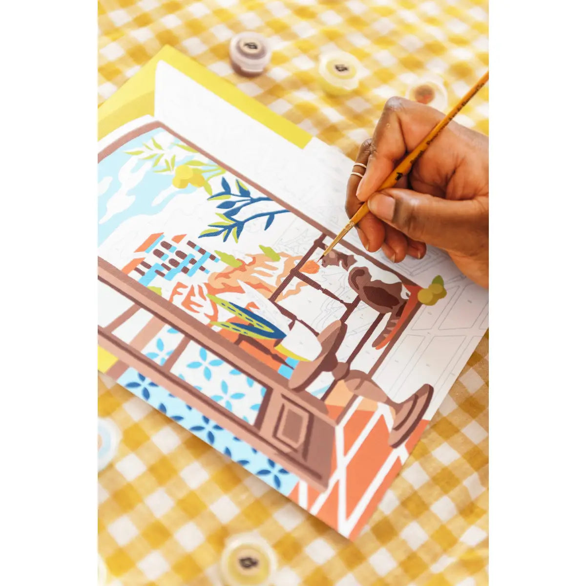 Paint by Number Kit - Coastal Catnap - 8x10 - Elle Crée