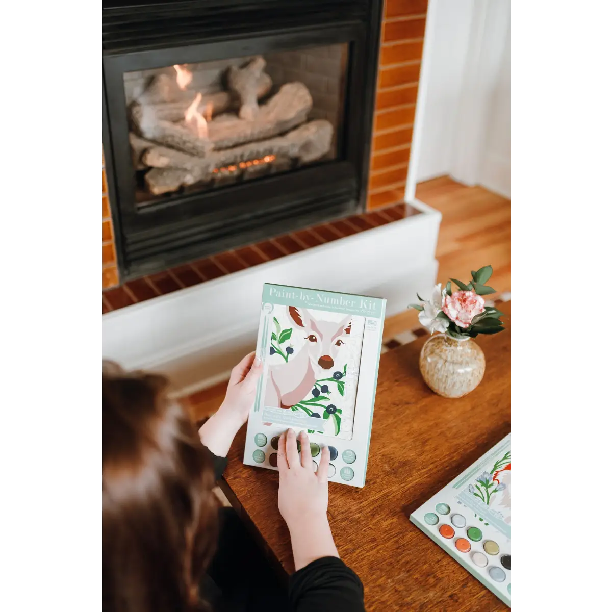Paint by Number Kit - Deer with Huckleberries - Elle Crée