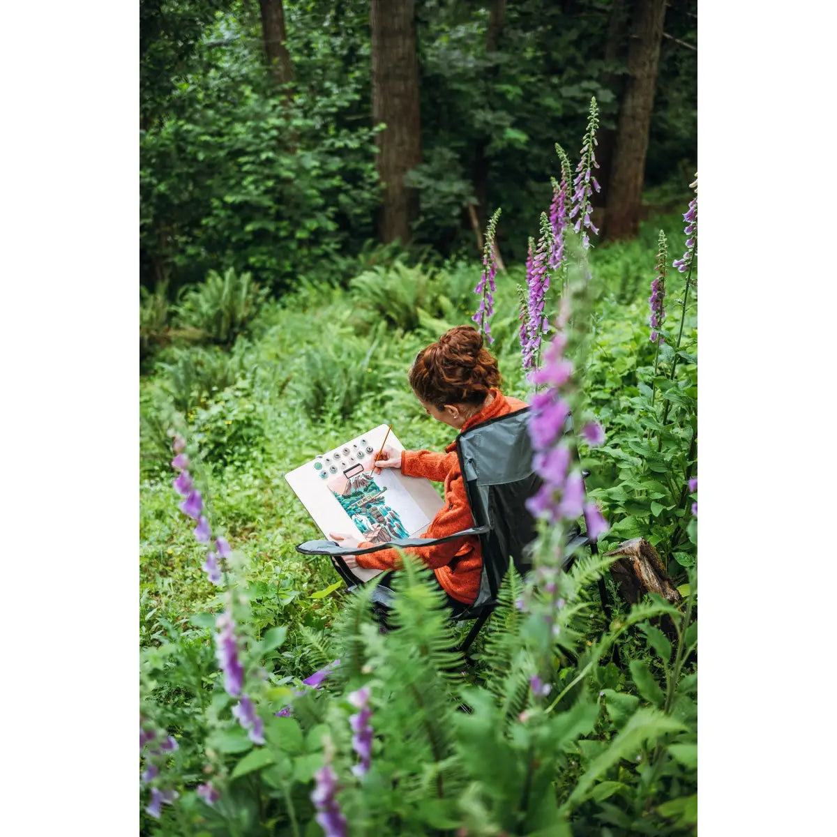 Paint by Number Kit - Mount Rainier National Park - Elle Crée