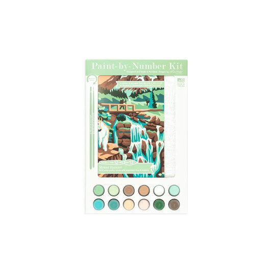 Paint by Number Kit - Mount Rainier National Park - Elle Crée