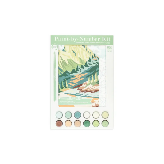 Paint by Number Kit - Mountains - Elle Crée