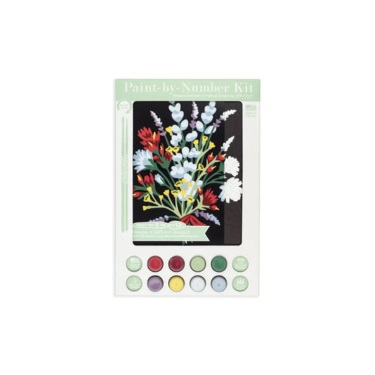 Paint by Number Kit - Oregon Wildflowers - Elle Crée