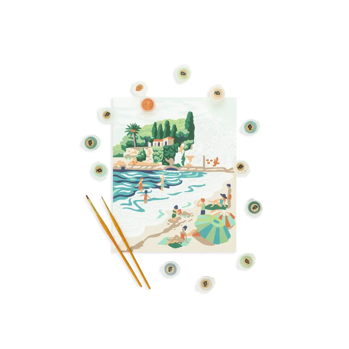 Paint by Number Kit - Riviera Romp - Elle Crée