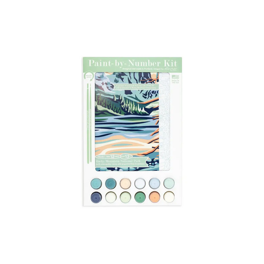 Paint by Number Kit - Rocky Mountain National Park - Elle Crée