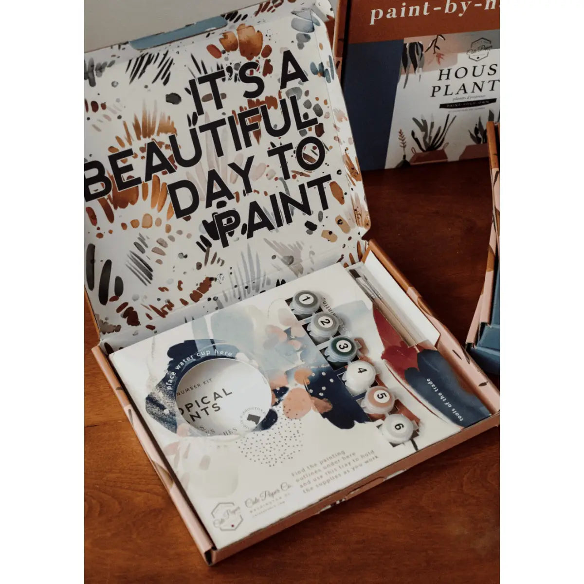 Paint-By-Number Kit - Sailboats at Sea - Cate Paper Co.
