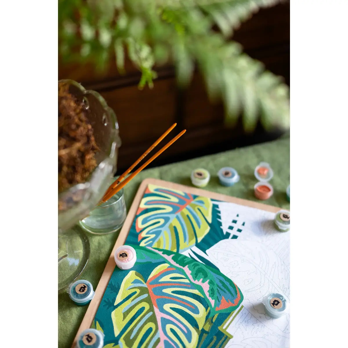 Paint by Number Kit - Vintage Verde - Elle Crée