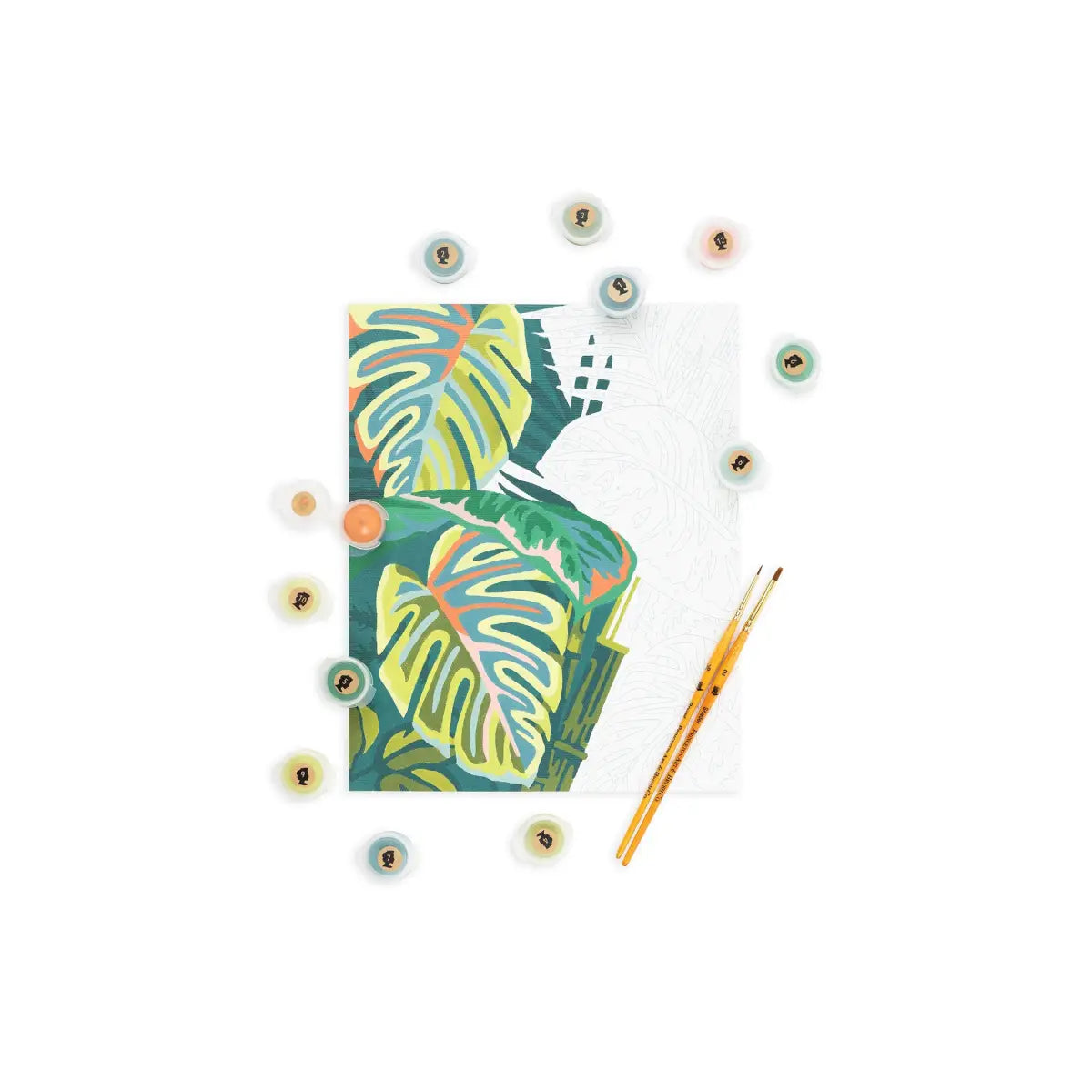 Paint by Number Kit - Vintage Verde - Elle Crée