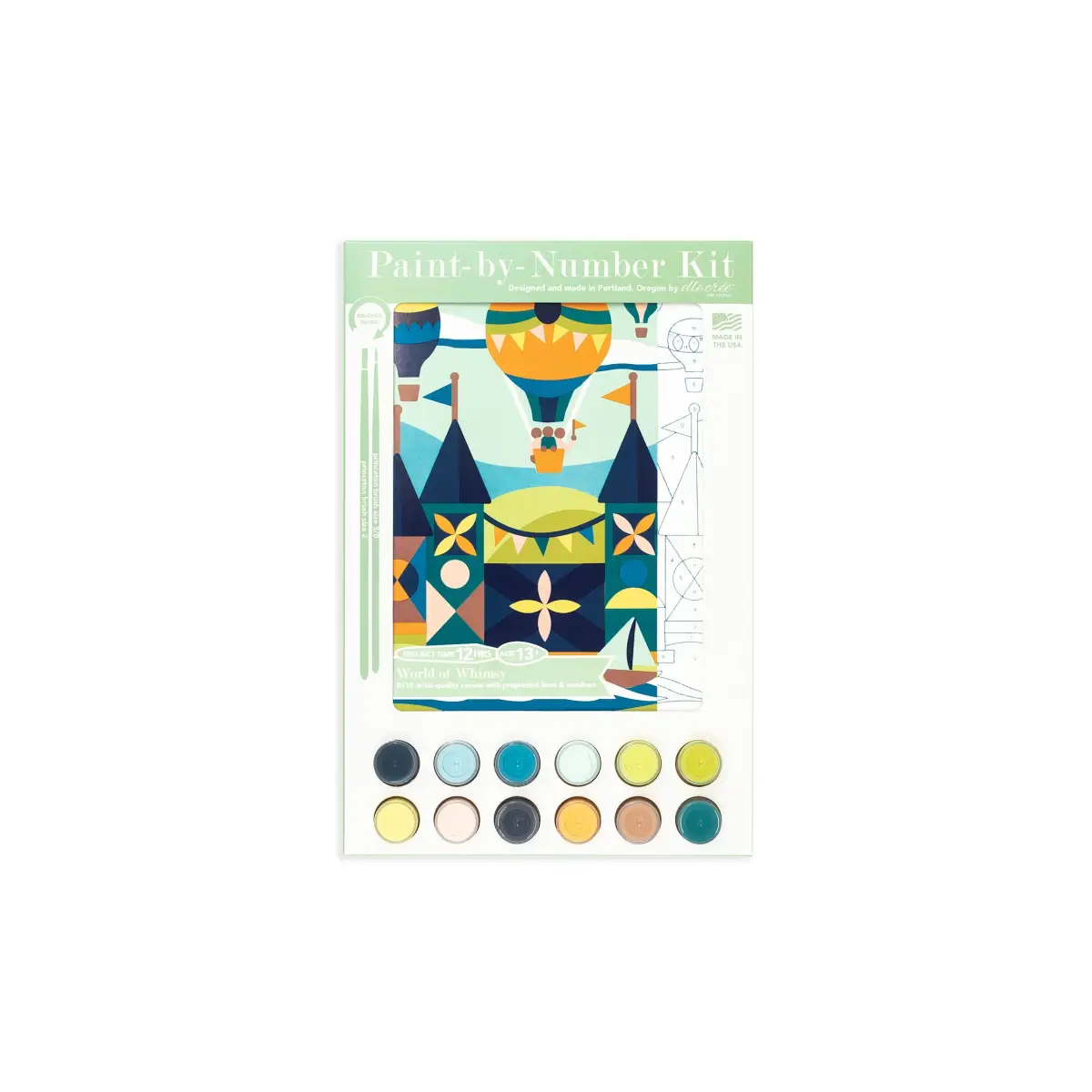 Paint by Number Kit - World of Whimsy - 8x10 - Elle Crée