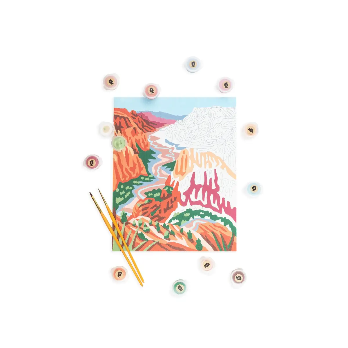 Paint by Number Kit - Zion National Park - Elle Crée