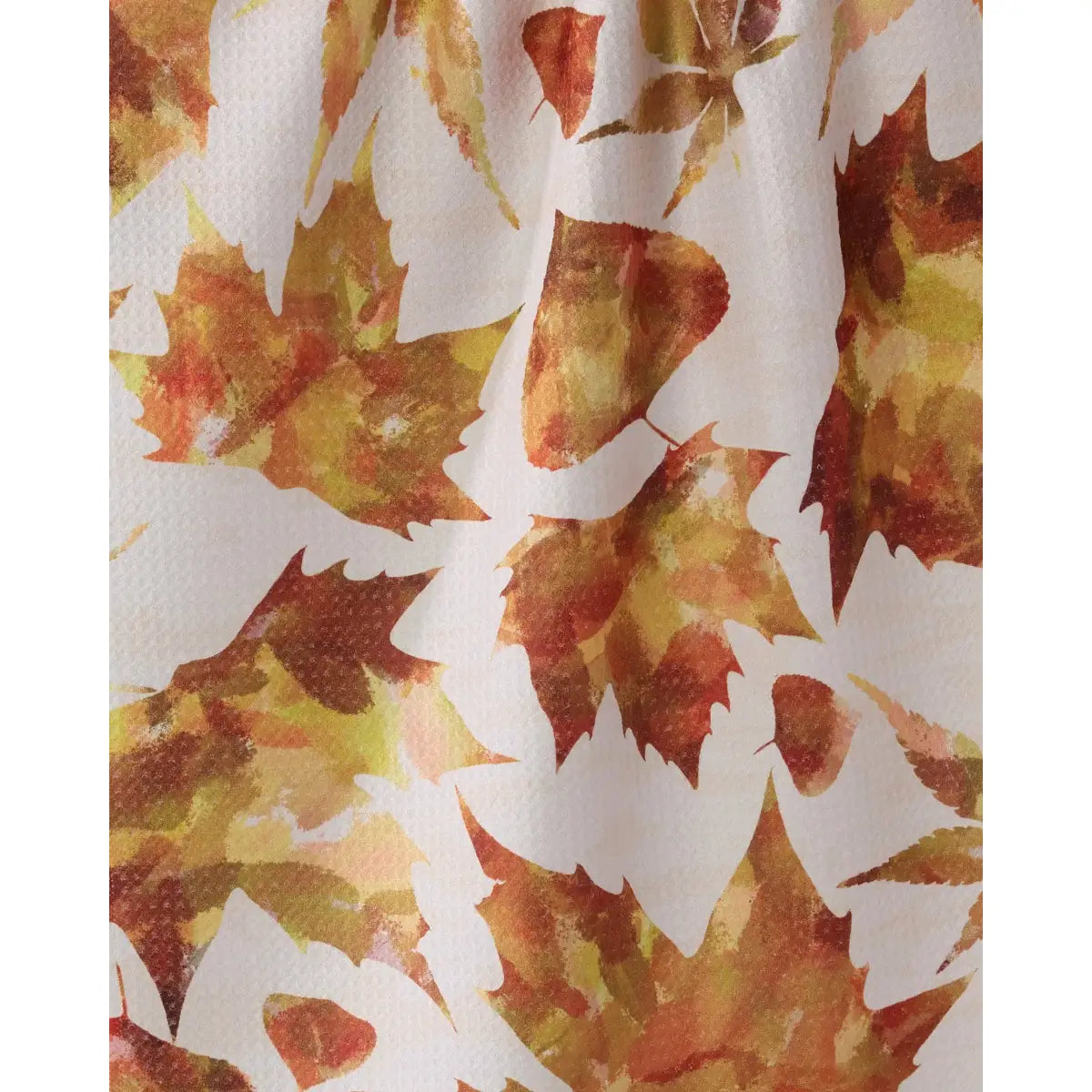 Kitchen Towel - Painted Fall Leaves - Geometry