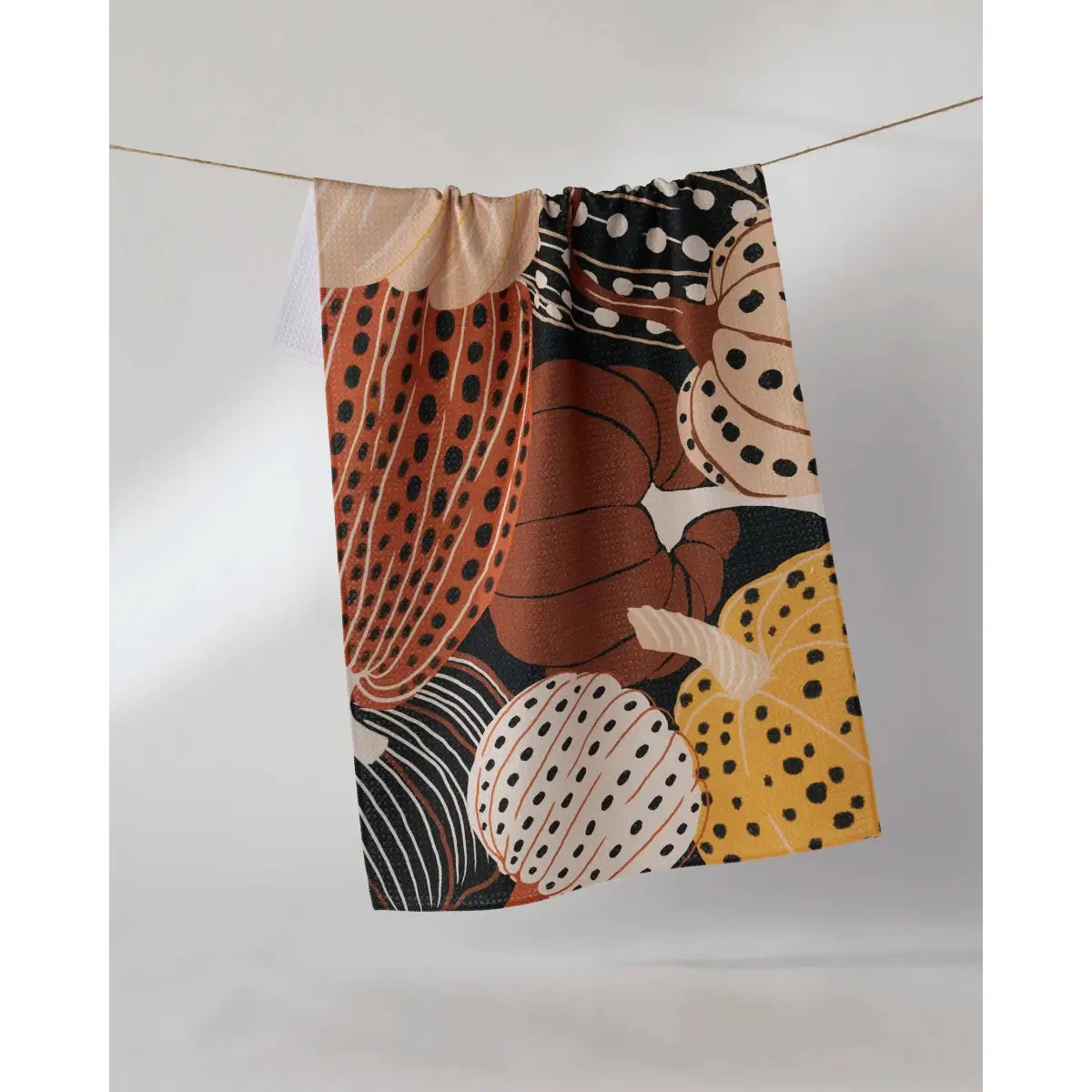 Kitchen Towel - Painted Pumpkin Patch - Geometry
