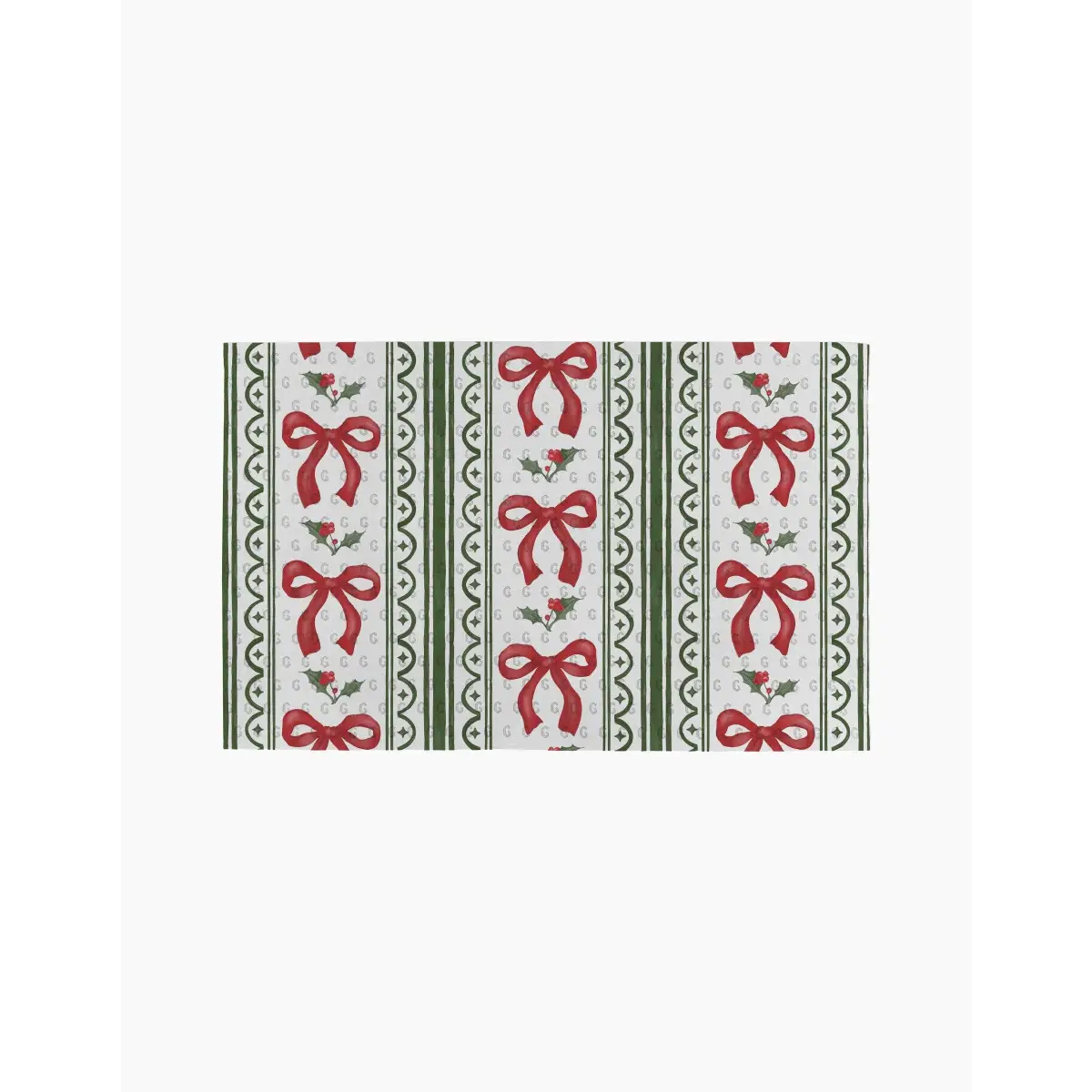 Not Paper Towels - Christmas Bow Stripe - Geometry