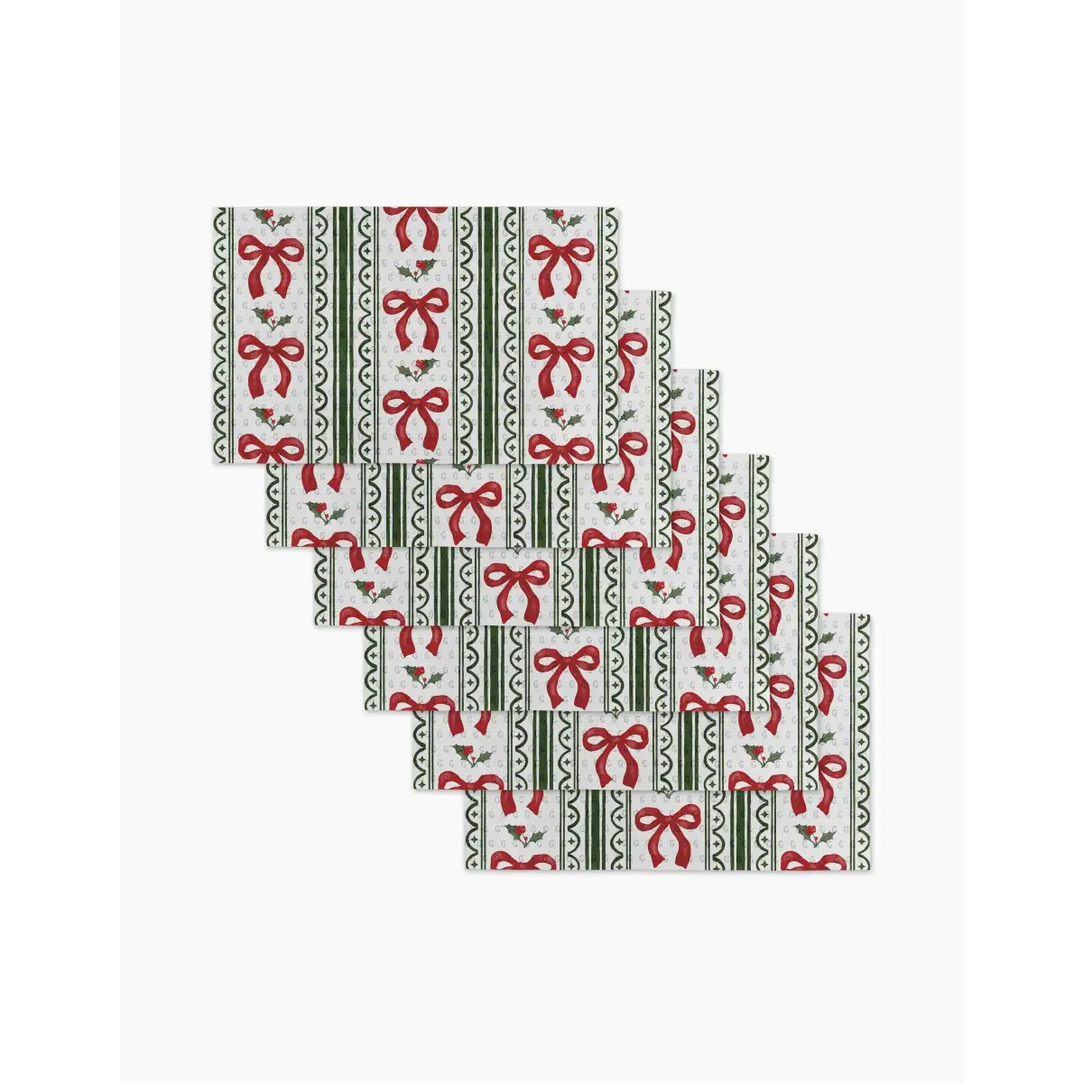Not Paper Towels - Christmas Bow Stripe - Geometry