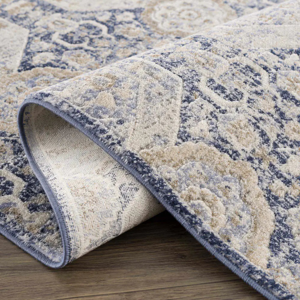 Parkerfield Blue Area Rug - Boutique Rugs