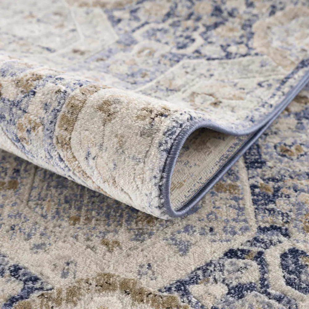 Parkerfield Blue Area Rug - Boutique Rugs