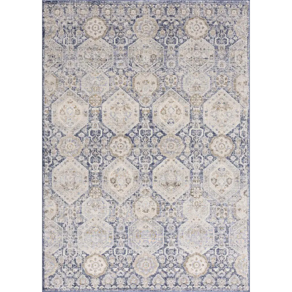 Parkerfield Blue Area Rug - Boutique Rugs