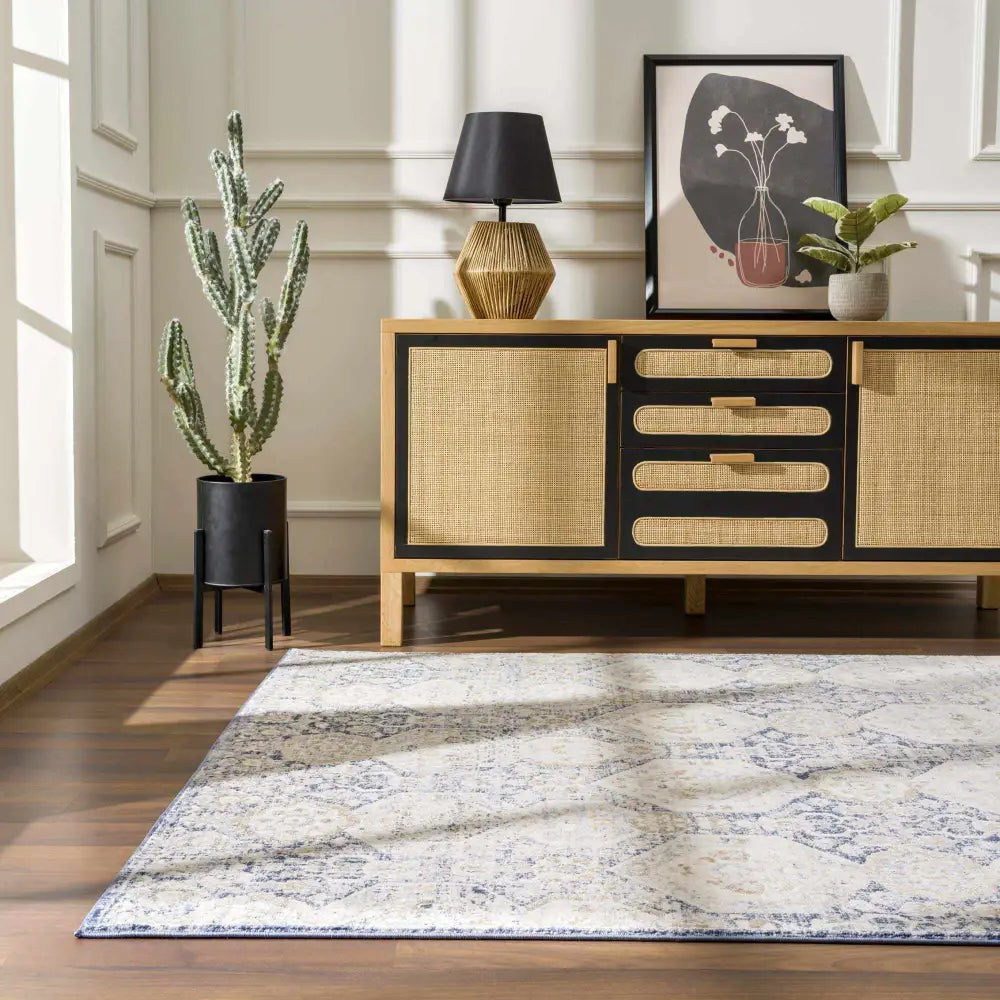 Parkerfield Blue Area Rug - Boutique Rugs