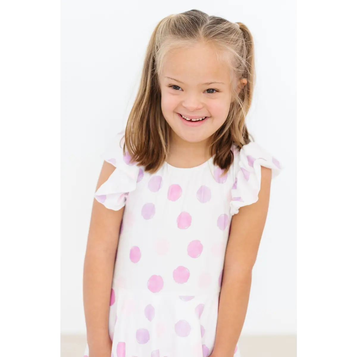 Twirl Leotard with Skirt - Pastel Polka Dot - Mila & Rose ®