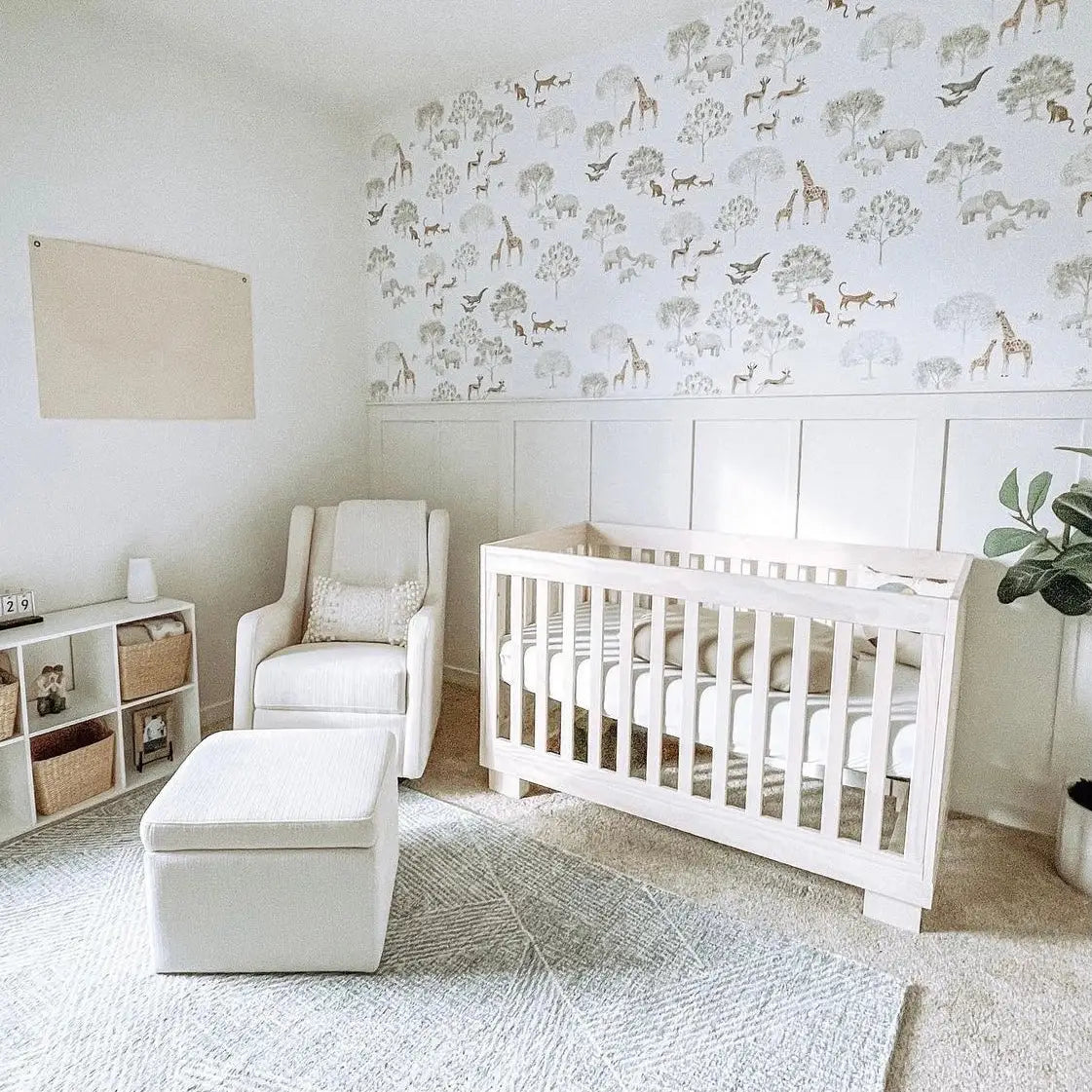 Patterson Wallpaper - Animals and Trees for Kids - by Clara Jean - Loomwell Home Goods
