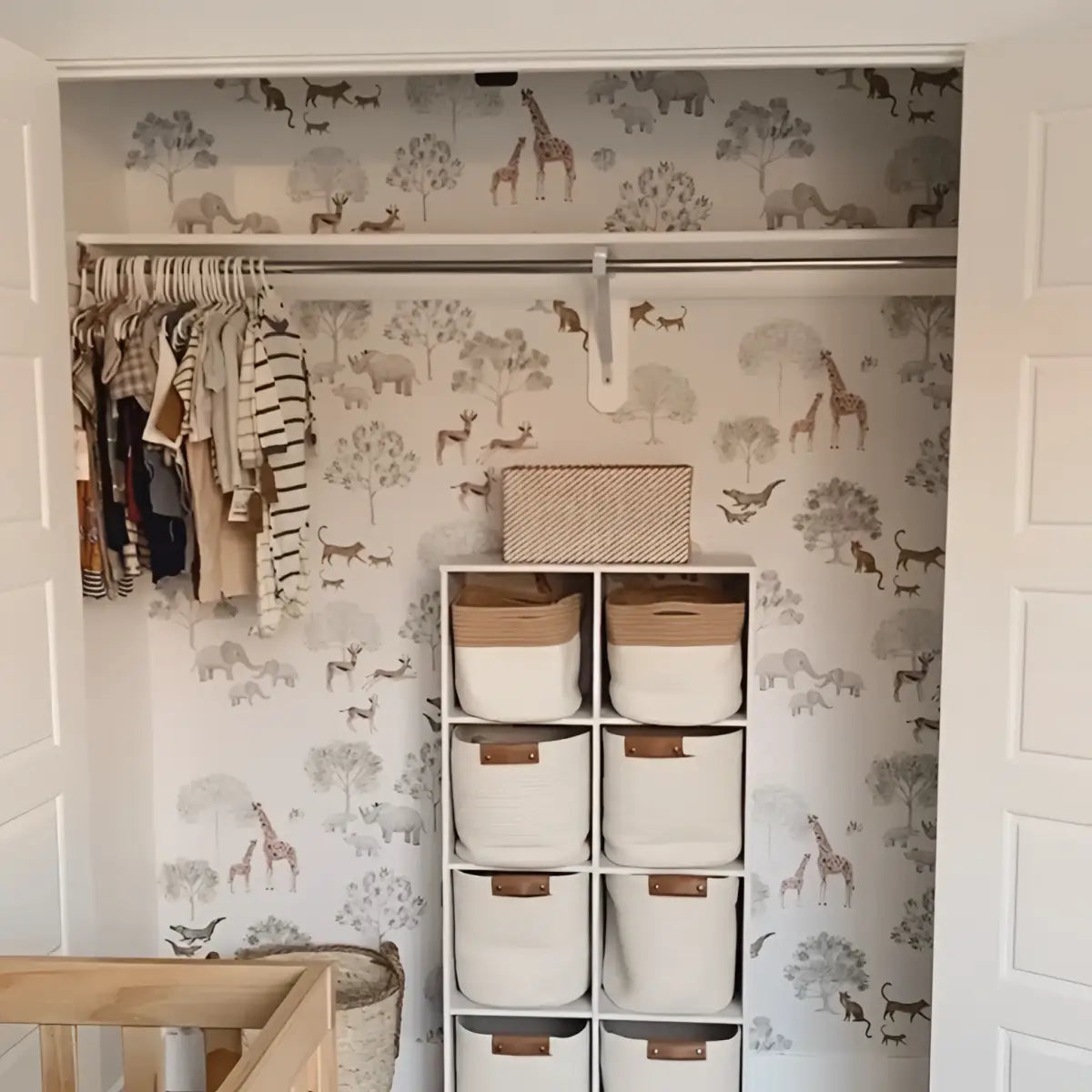 Patterson Wallpaper - Animals and Trees for Kids - by Clara Jean - Loomwell Home Goods
