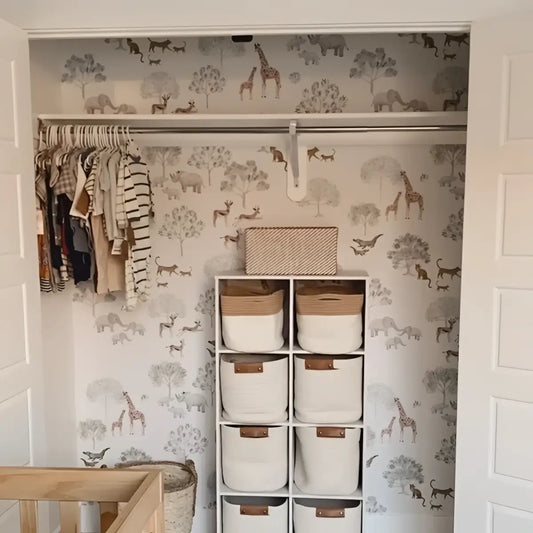 Patterson Wallpaper - Animals and Trees for Kids - by Clara Jean - Loomwell Home Goods