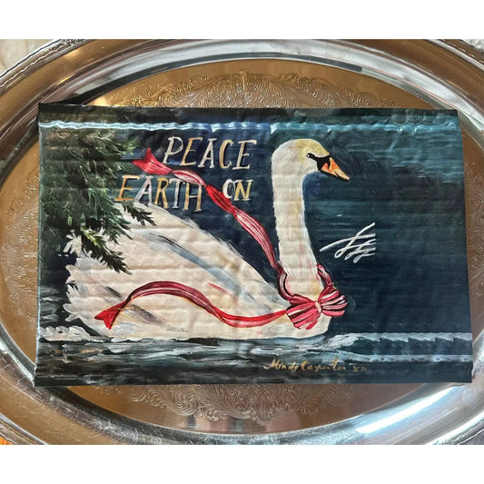 Holiday Padded Mailer - Peace on Earth Swan - Carpe Diem Papers