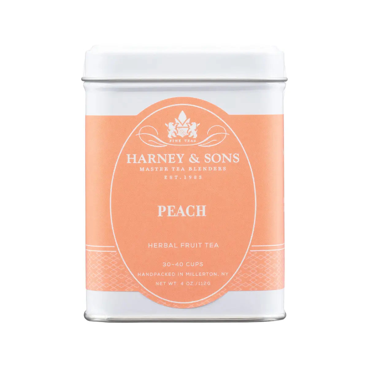 Peach Fruit Tea - Hot or Iced - Loose / 4 oz. Tin - Harney & Sons Fine Teas