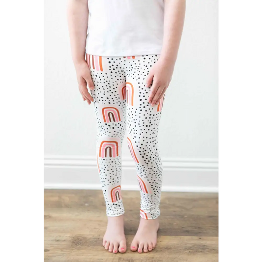 Peach Rainbow Leggings - Mila & Rose ®