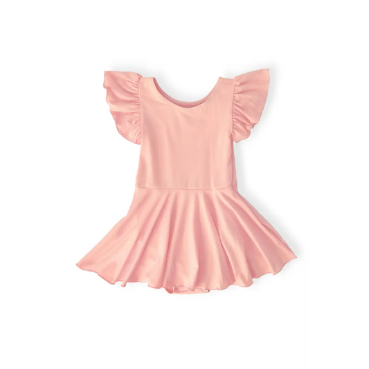 Twirl Leotard with Skirt - Peach - 6-12M - Mila & Rose ®