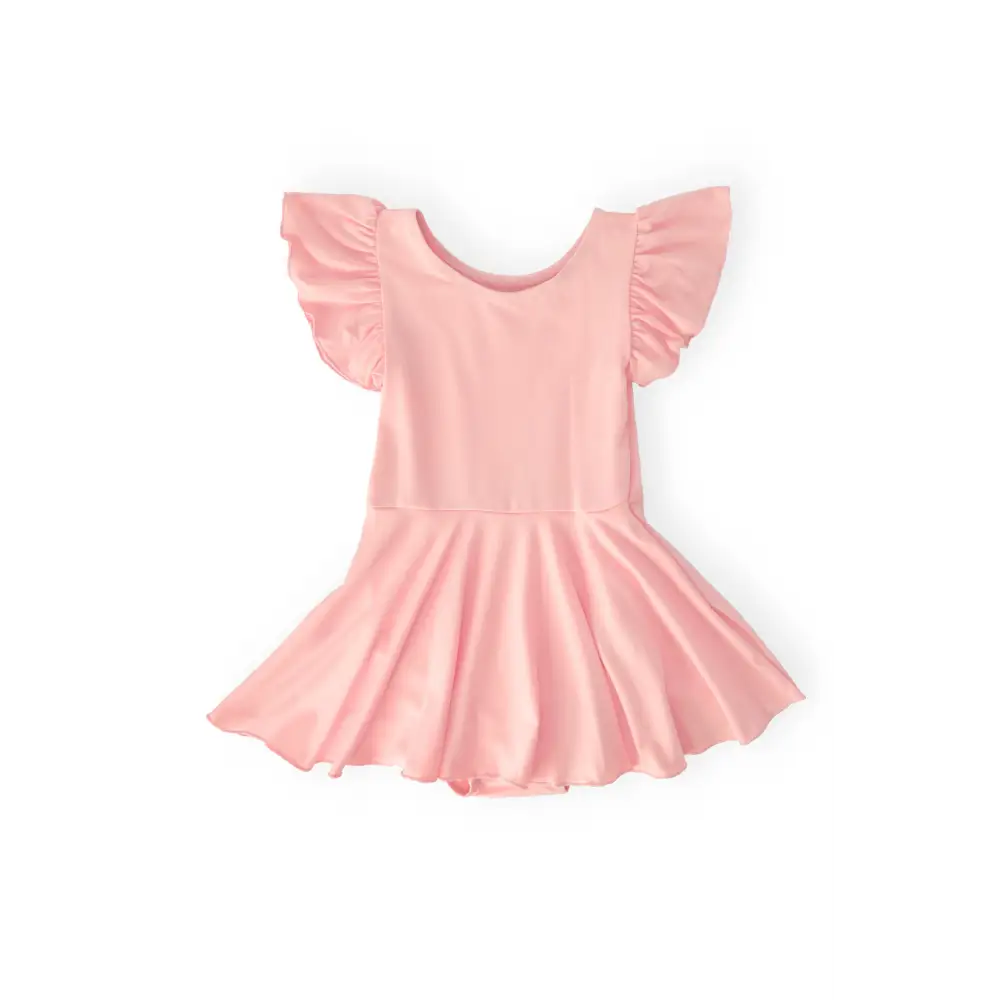 Peach S/S Twirl Leotard - Mila & Rose ®