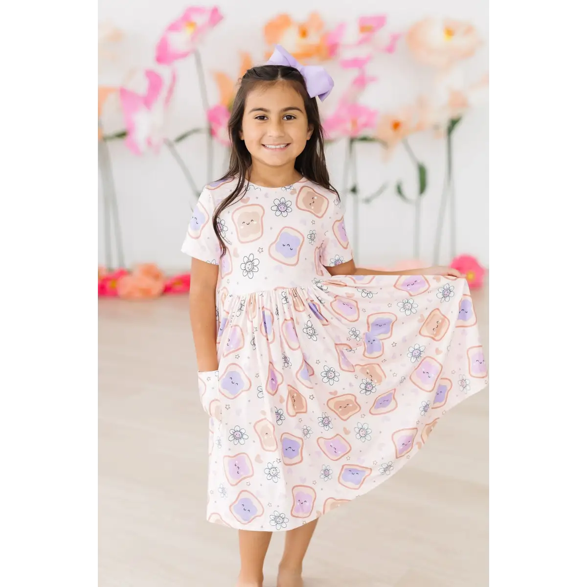 Pocket Twirl Dress - Peanut Butter Jelly Time - Mila & Rose ®