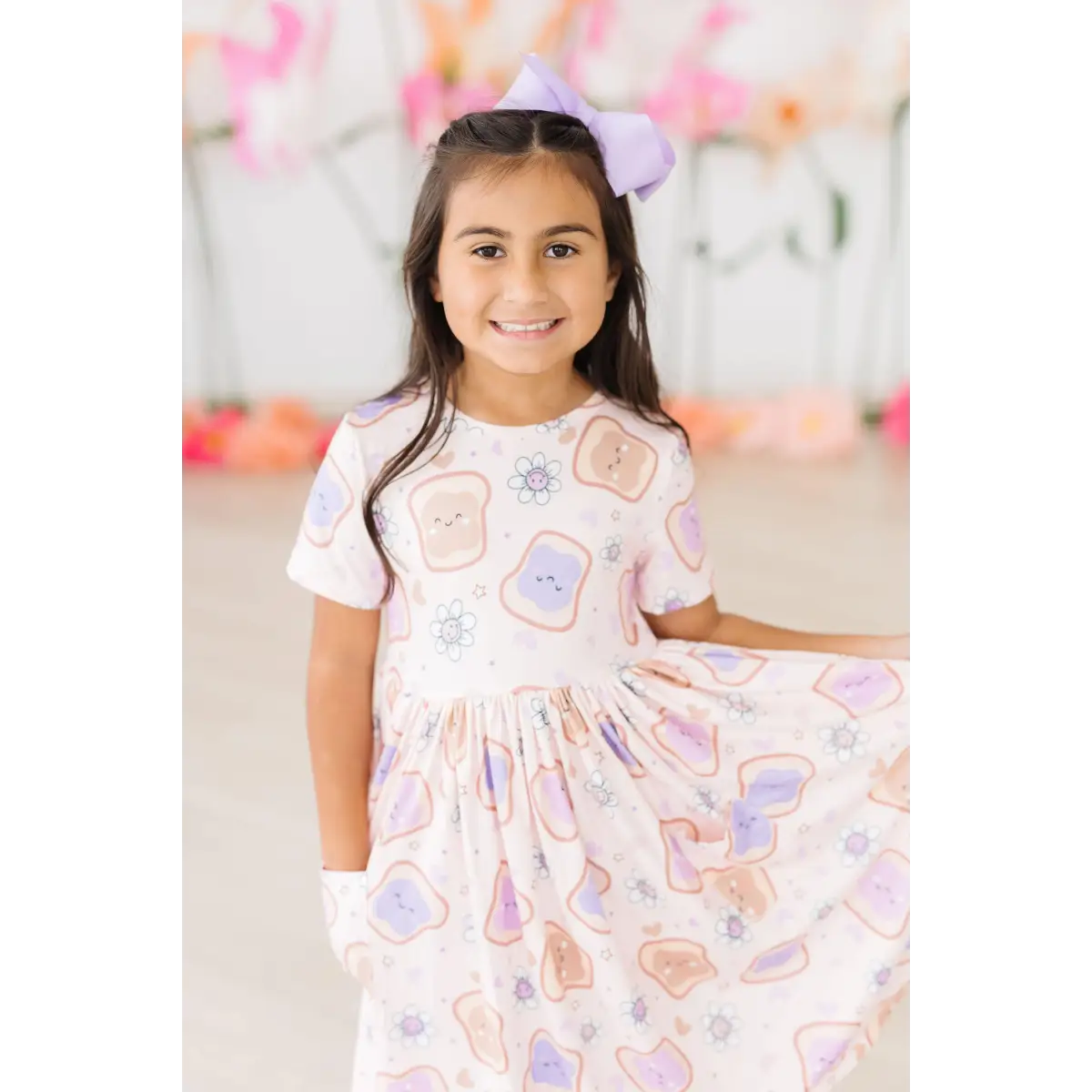 Pocket Twirl Dress - Peanut Butter Jelly Time - Mila & Rose ®