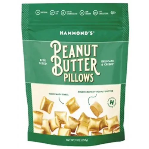 Peanut Butter Pillow Candies - Hammond’s Candies