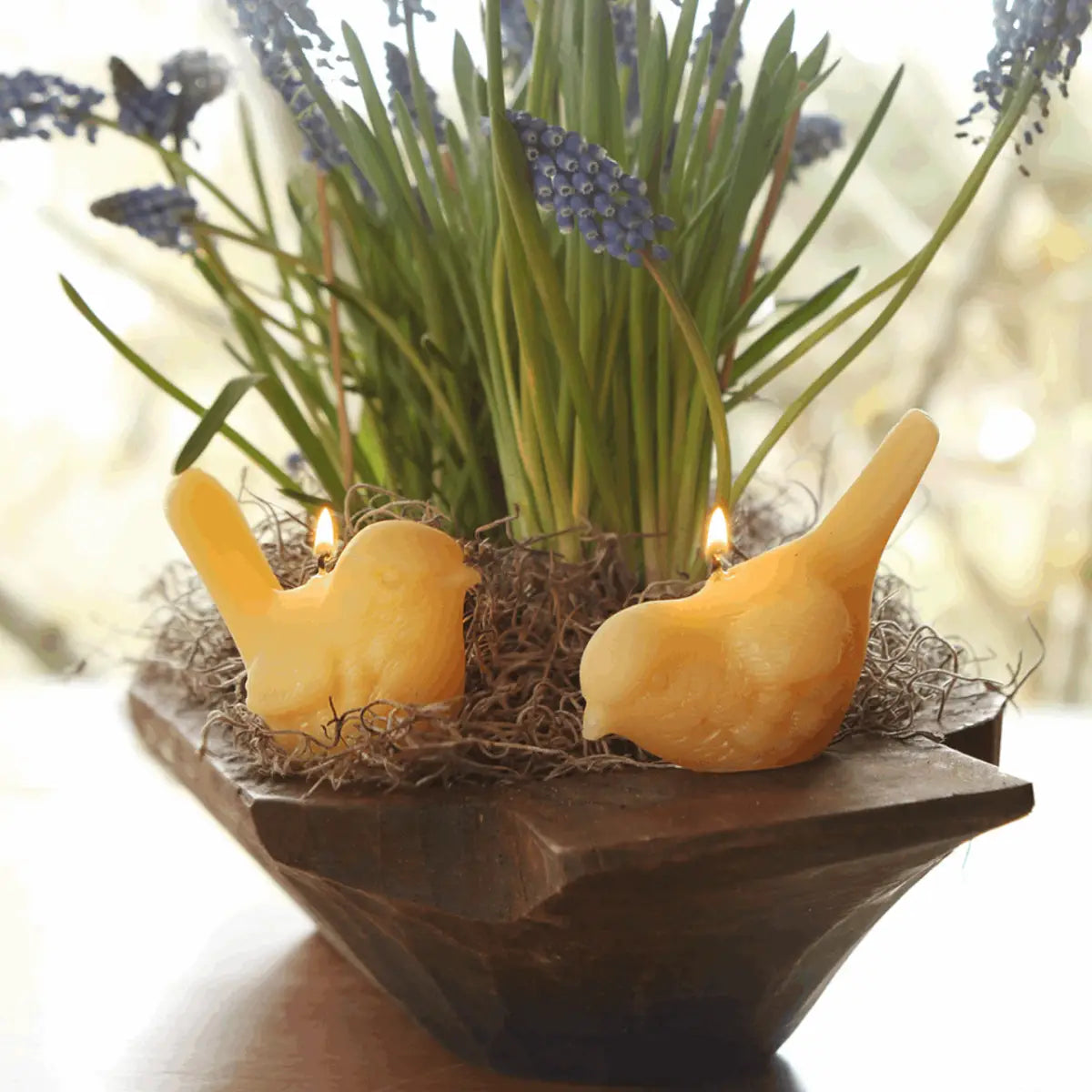 Pecking Bird Beeswax Candle - Big Dipper Wax Works